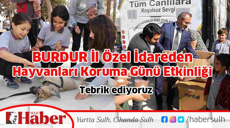 İl Özel İdareden Yazıköy’de Dünya Hayvanlarını Koruma Günü Etkinliği