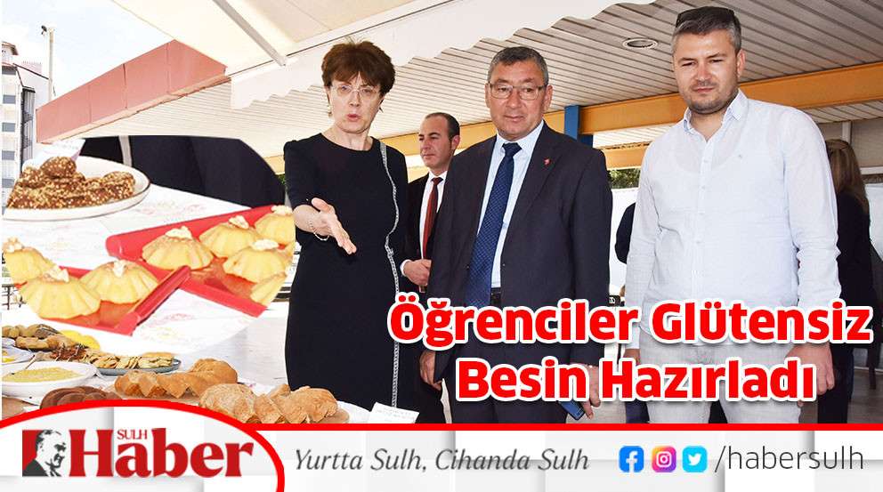 Öğrenciler Glütensiz Besin Hazırladı